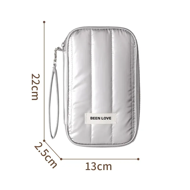 sac de rangement de voyage, porte-passeport, porte-cartes d'identité, antivol, simple, multicouche, organisateur portable