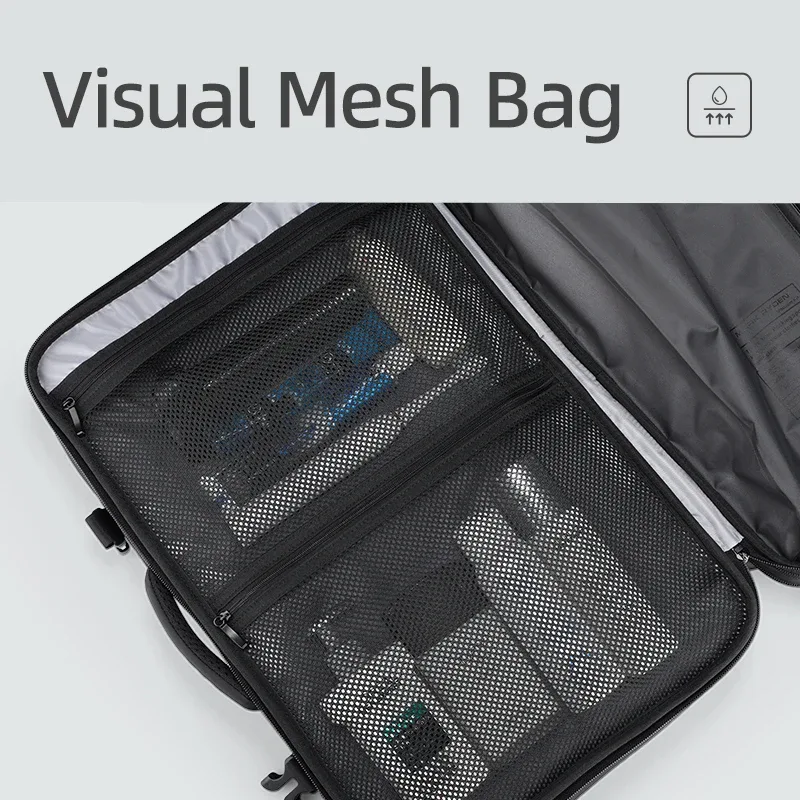 sac à dos de voyage d'affaires mark ryden, sac à dos pour ordinateur portable imperméable avec compression automatique par aspiration, sac de rangement