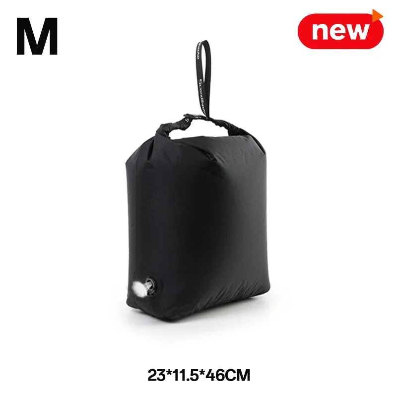 sac de compression sous vide pour glamping, pas de pompe nécessaire, organisateur d'équipement imperméable pour sac de couchage, doudoune, vanlife, économiseur d'espace