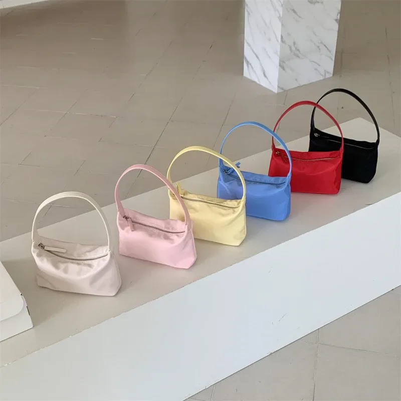 sacs à main d'été en nylon avec poignée supérieure, style ins, petits sacs bandoulière décontractés, nouvelle mode et polyvalence