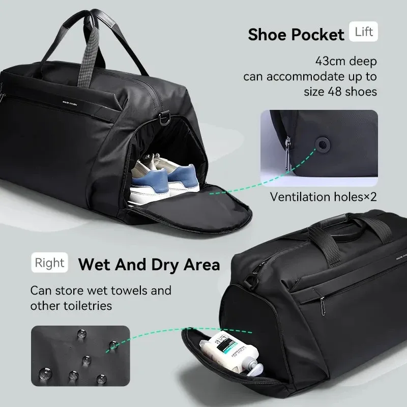 mark ryden nouveau sac de sport de fitness de grande capacité mode une épaule sac de voyage à bandoulière sac de bagage