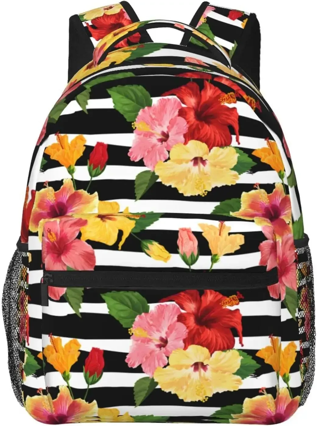 sac à dos hawaïen pour hommes et femmes, sac à dos d'ordinateur, sac à livres, voyage, randonnée, camping, mode, hawaii