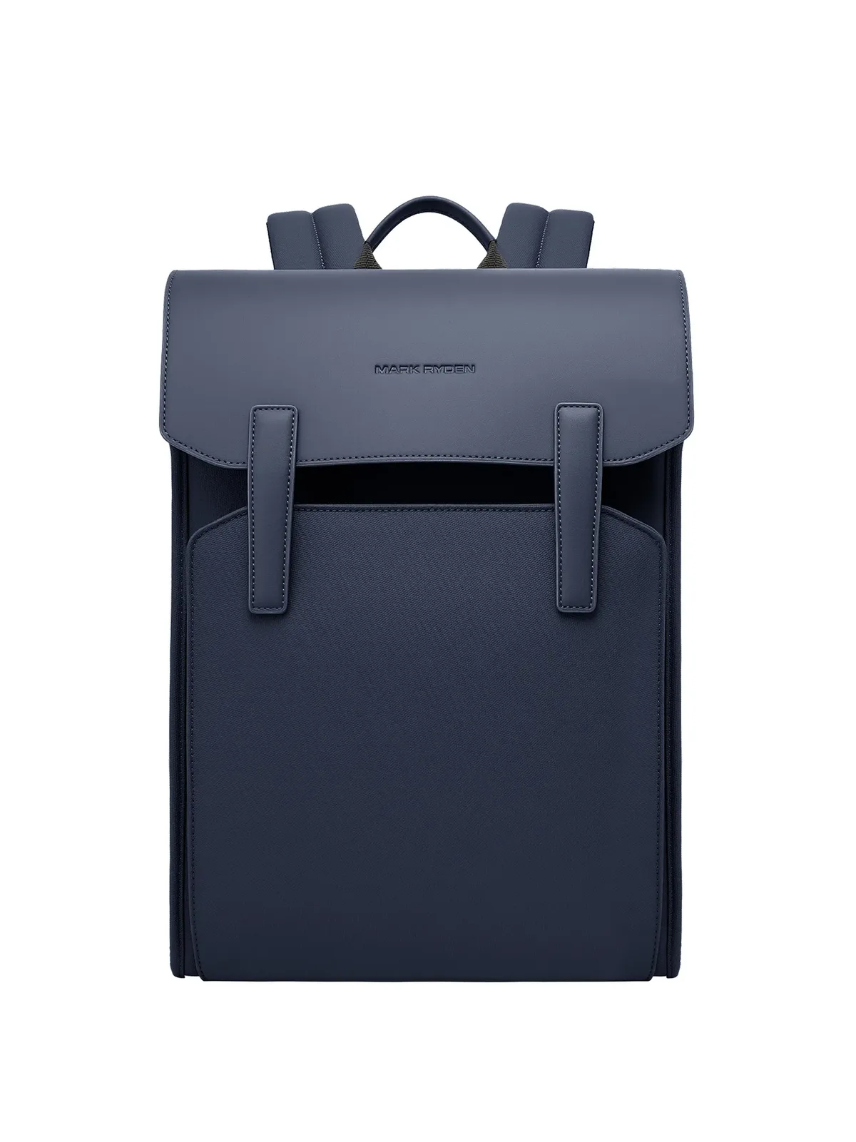 sac à dos en cuir noir classique mark ryden pour le travail, sac pour ordinateur portable 15,6 pouces, sac imperméable, sacs d'école, sacs à dos d'affaires pour hommes