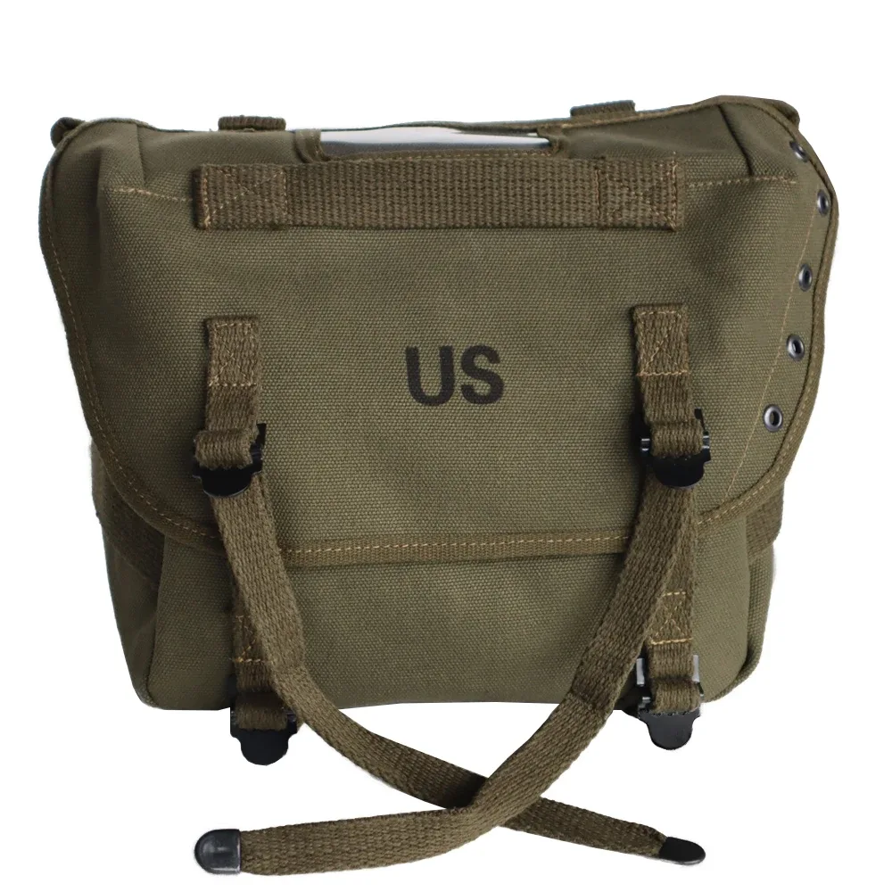 sac banane m1961 en toile us vietnam, sac à dos de rangement pour équipement de combat avec sangles, tactique rétro, style seconde guerre mondiale