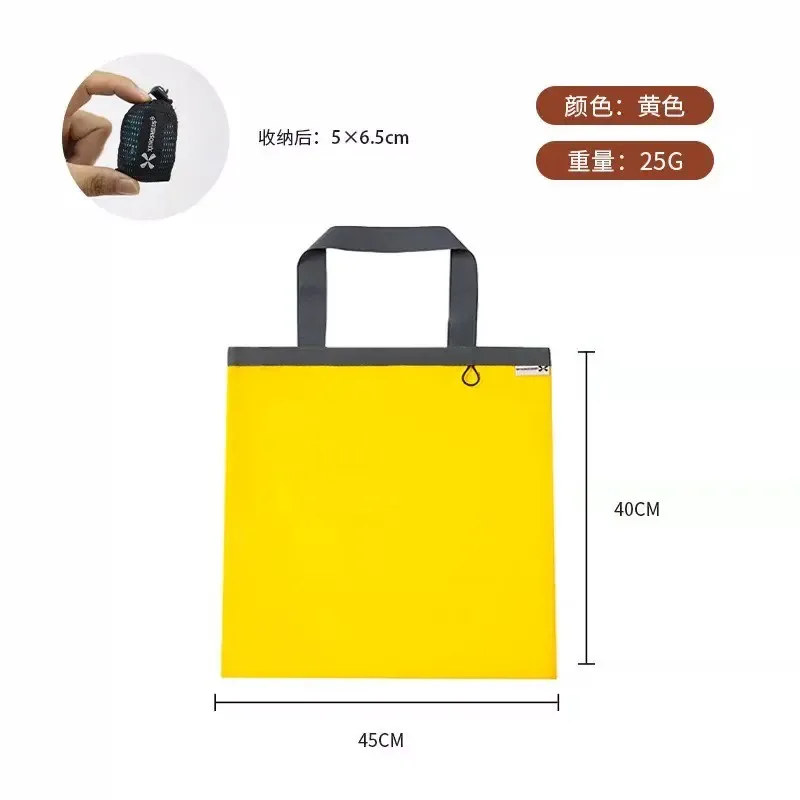 sac de shopping multifonctionnel imperméable en nylon, pliable, portable, pour les voyages en plein air, grande capacité, sac bandoulière, sac fourre-tout
