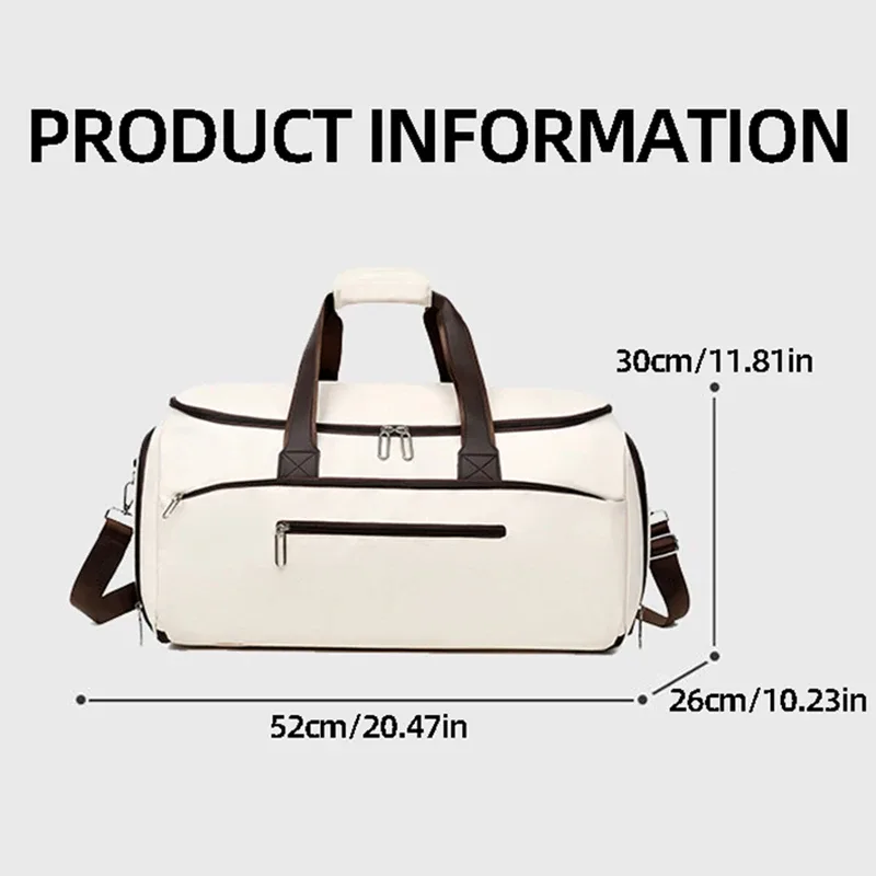 sac de voyage pour hommes, sac de sport avec chaussures, sac d'entraînement, sac de week-end, randonnée en plein air, natation, sport, fitness