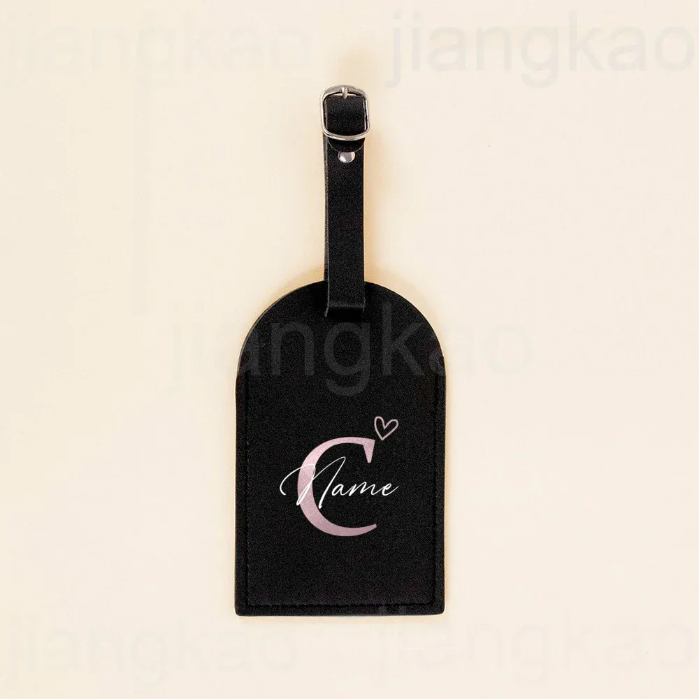 lettre personnalisée avec nom monogramme étiquettes de bagage en cuir pour valise bagages sac à main étiquette de sac de voyage personnalisée meilleur cadeau