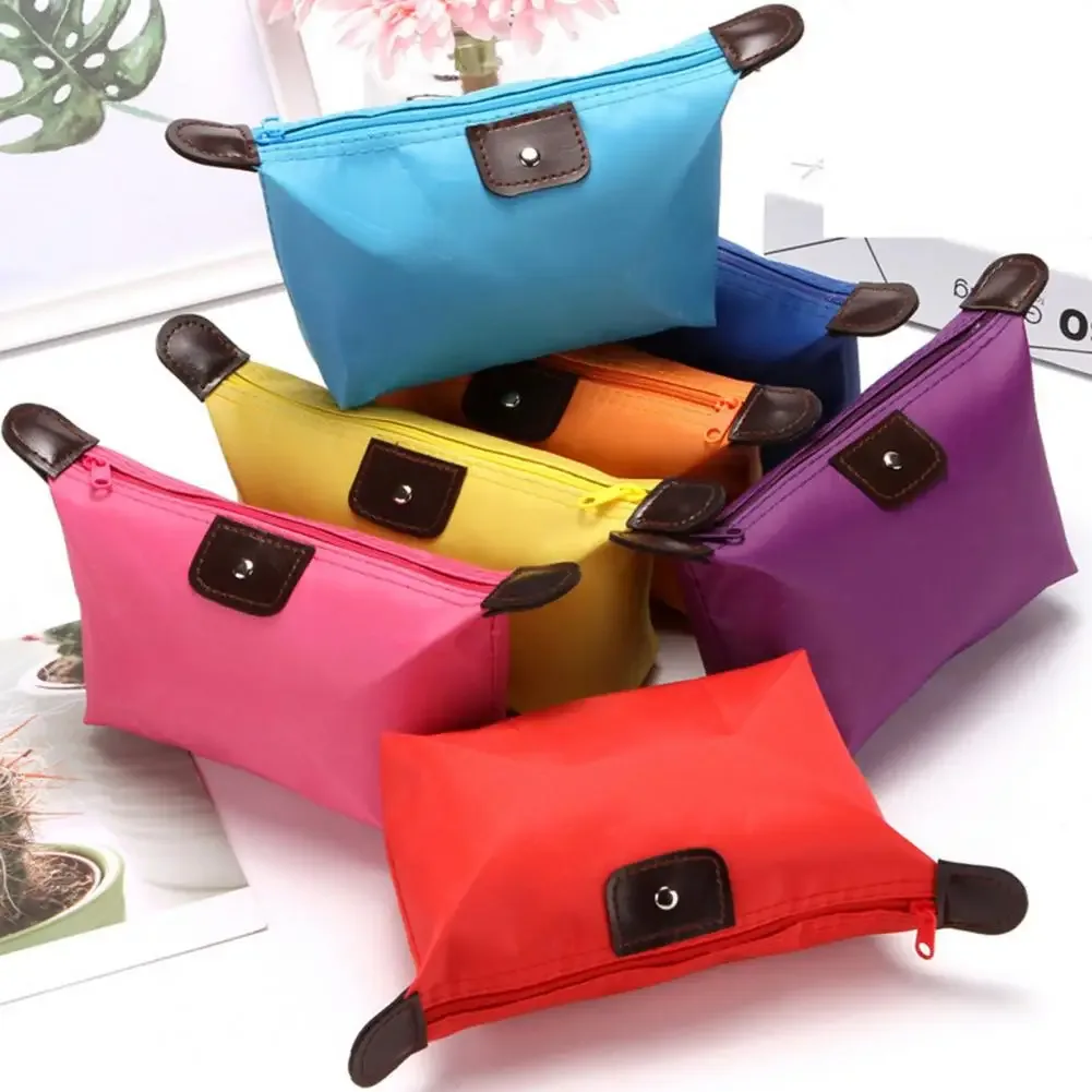 sac à cosmétiques pliable, petite pochette de maquillage étanche, organisateur de maquillage de voyage portable pour pinceaux, articles de toilette, organisateur de papeterie