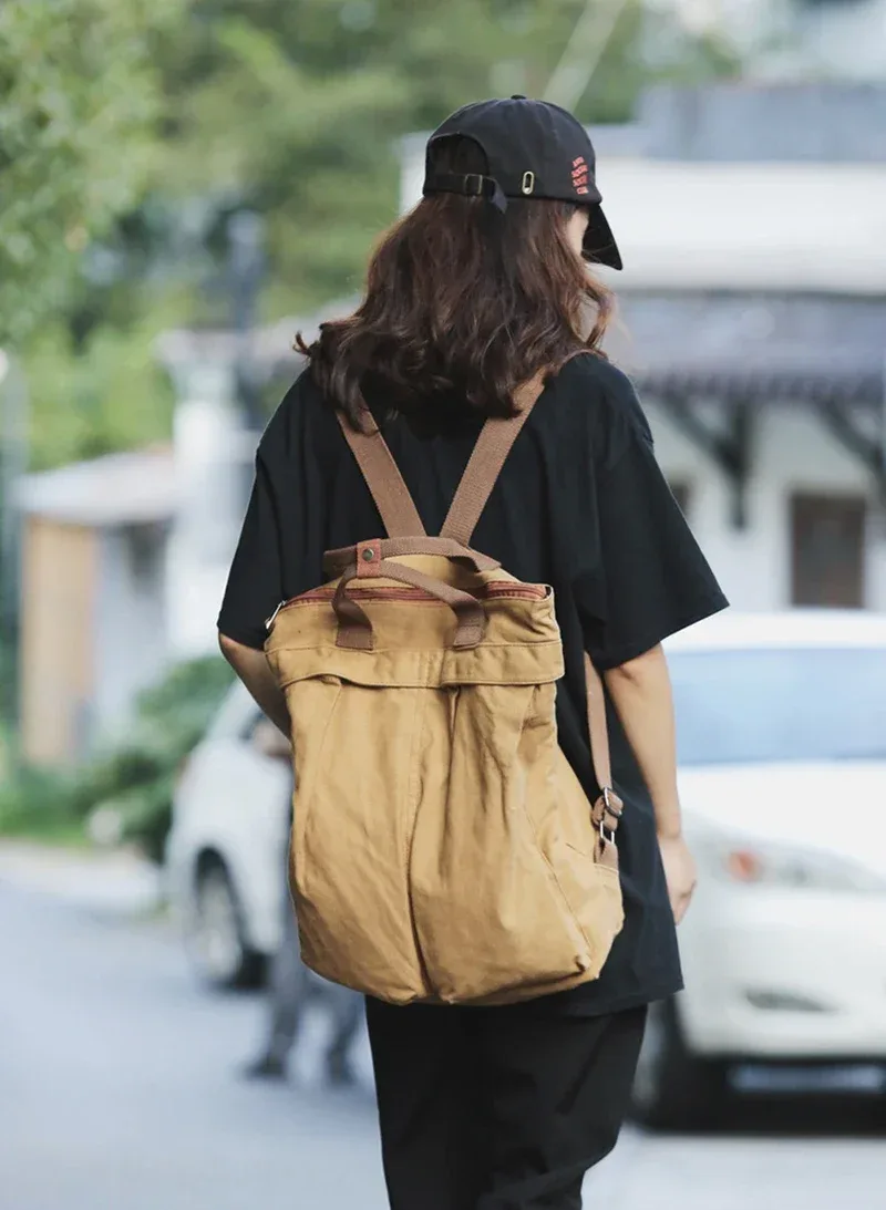 mara's dream sac à dos pour femmes rétro dames toile loisirs sacs à dos mode sacs d'école grande capacité vert voyage mochila 가