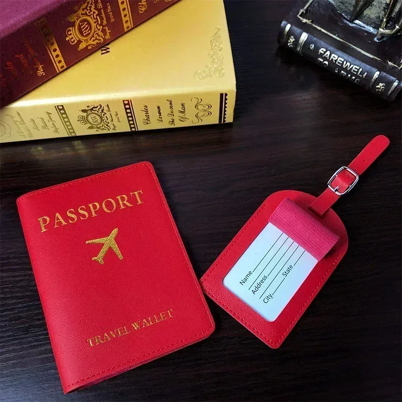 étiquette de bagage, accessoire de voyage pour femmes et hommes, étiquette d'adresse de valise d'avion, sac d'embarquement de bagages, nom d'identification, porte-adresse, 1 pièce
