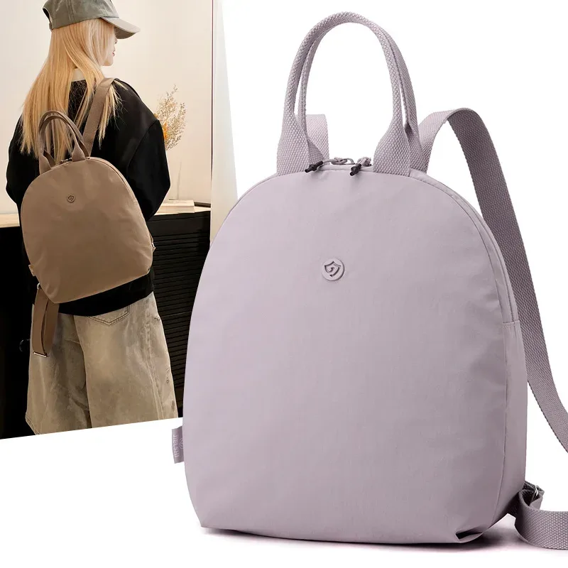sac à main multifonctionnel pour femmes, léger, hydrofuge, en tissu nylon, nouveau sac à dos d'été à double fermeture éclair, petit sac à dos