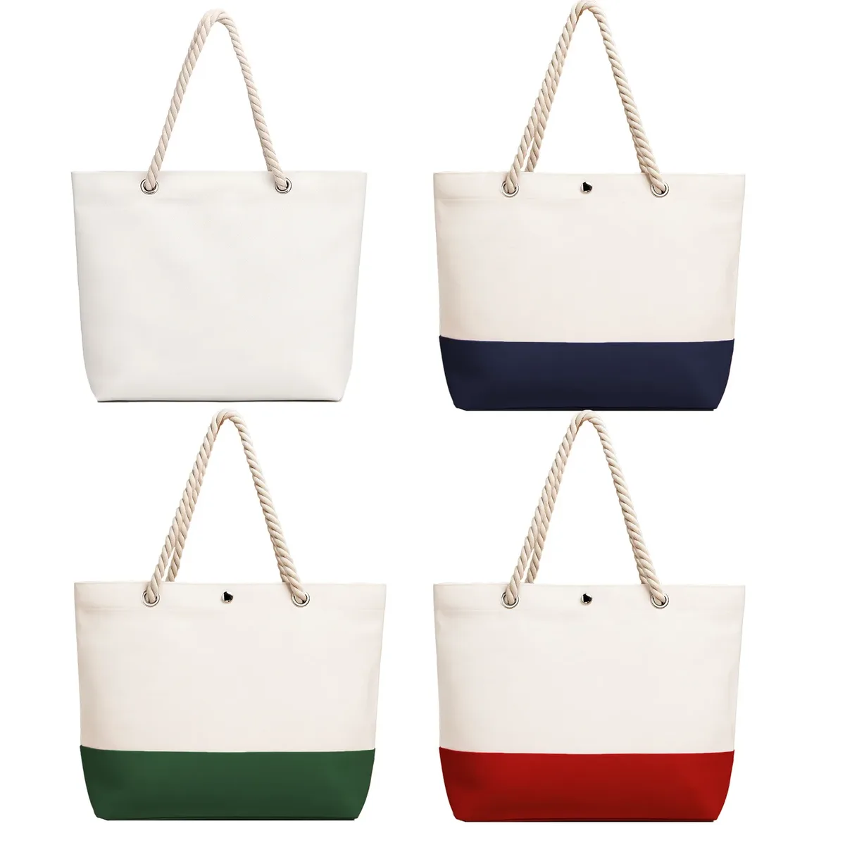 sac fourre-tout en toile personnalisé avec logo imprimé, sac de shopping écologique en coton avec poignées, sac fourre-tout pour transporter le logo de l'entreprise