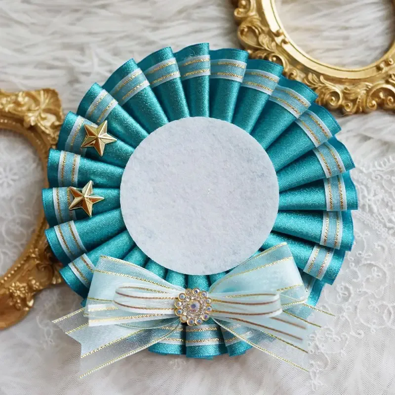 porte-badge mignon. décorations pour sacs ita. accessoires pour sacs à dos. artisanat de cosplay d'anime lolita. badge rosette