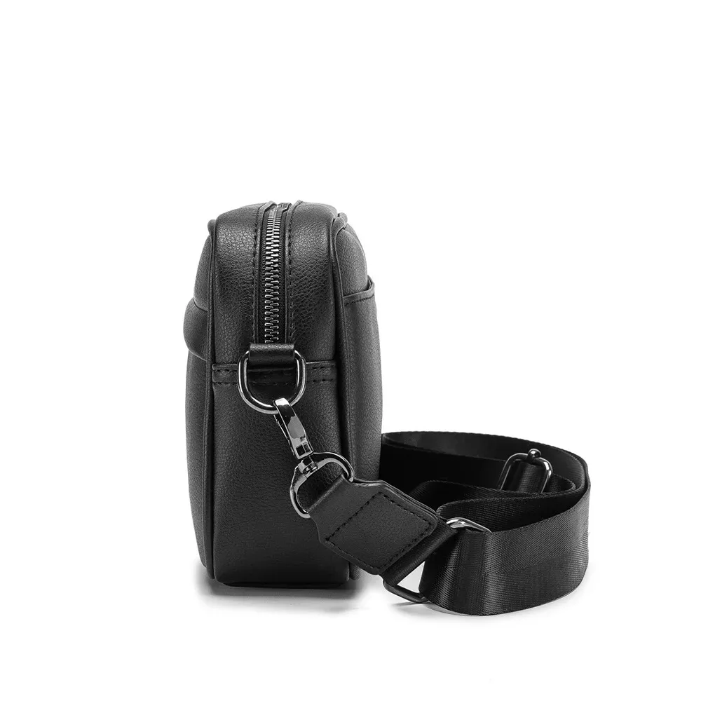 décontracté solide hommes sac à bandoulière sac de messager hommes en cuir pu bandoulière sacs à bandoulière mâle sac à main sacs bandoulière ba