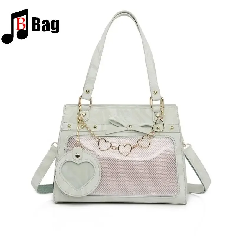 sac d'uniforme de cosplay japonais lolita jk pour femmes, magnifique sac à bandoulière, sac à bandoulière portable, sacs ita pour sous-culture