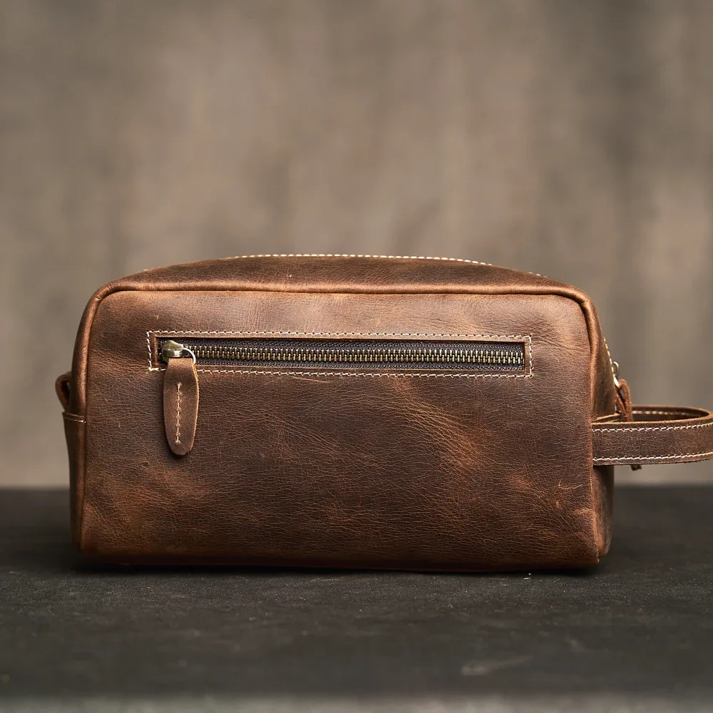 grand sac à cosmétiques de voyage en cuir véritable pour femmes, organisateur de maquillage, trousse de toilette féminine, trousse de maquillage, pochette de rangement, ladybox
