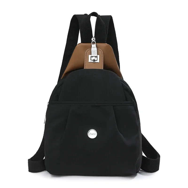 mini sac à dos multicolore, sac à dos léger en nylon, peut contenir un ipad mini, sac de voyage quotidien