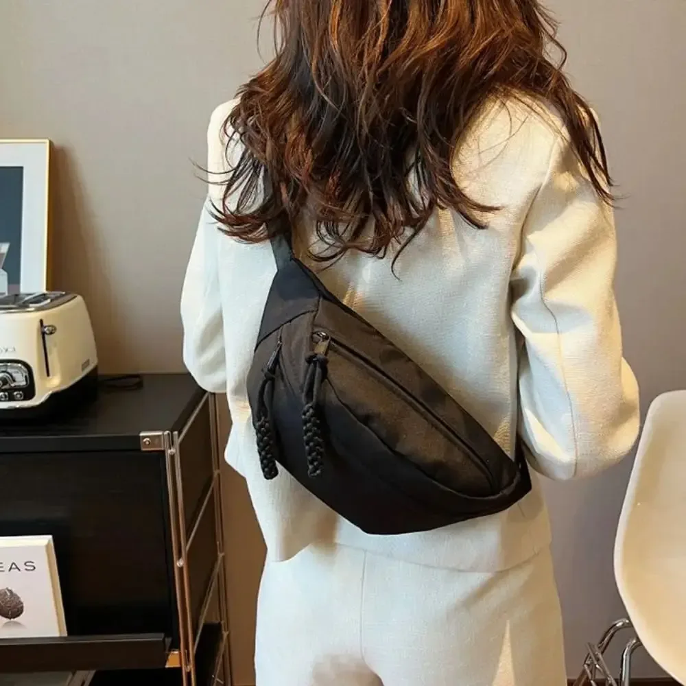sac de poitrine demi-lune pour femme, oxford grill, sacs de taille grande capacité, sacs de ceinture de course étanches, sacs de sport multifonctionnels, nouveau