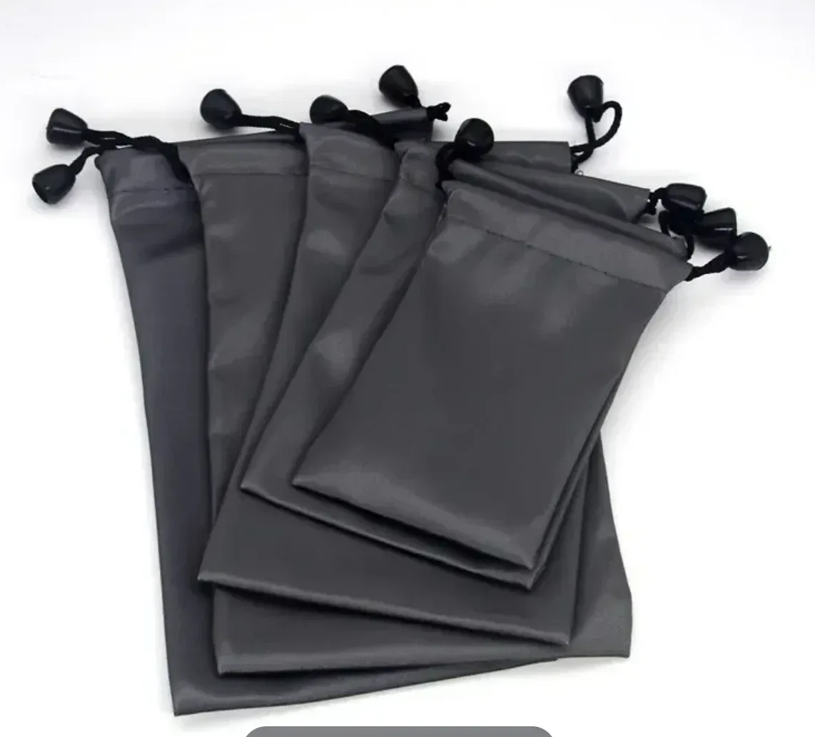 sac à cordon étanche, pochette pour câble de données pour casque, sacs anti-poussière pour pièces de monnaie, écouteurs, sac de rangement pour téléphone portable, étui de transport pour lunettes et écouteurs