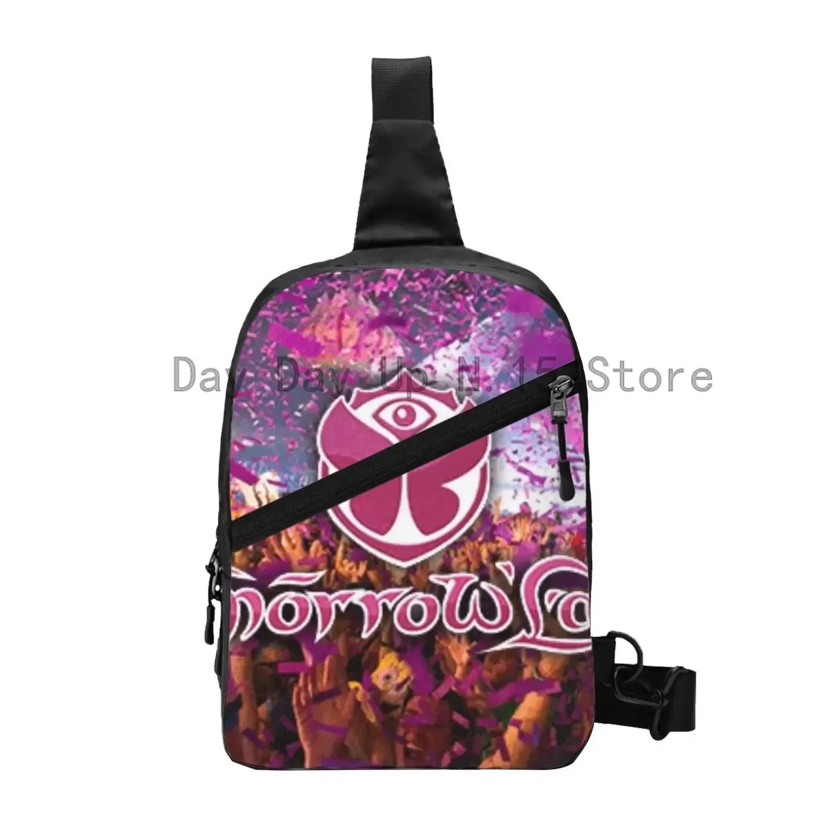 tomorrowland festival de danse électronique sling sac à dos à bandoulière hommes sac à bandoulière personnalisé pour voyage randonnée sac à dos