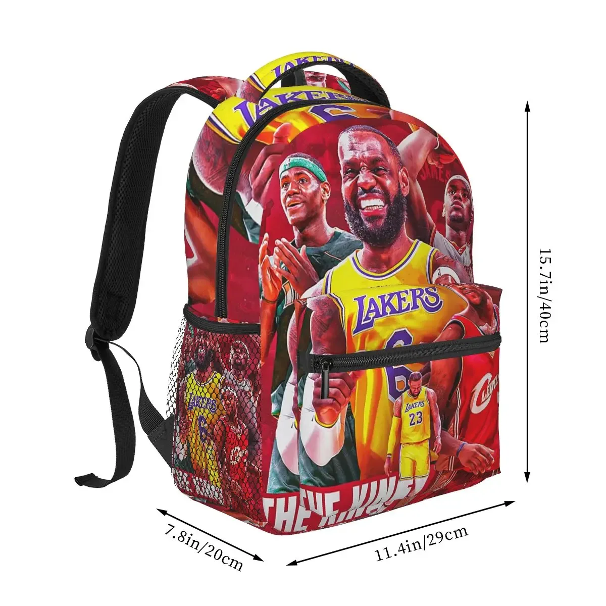 all time lebron james le roi james sac à dos étudiant garçons filles bookbagschool sac ordinateur sacs à bandoulière pour hommes femmes