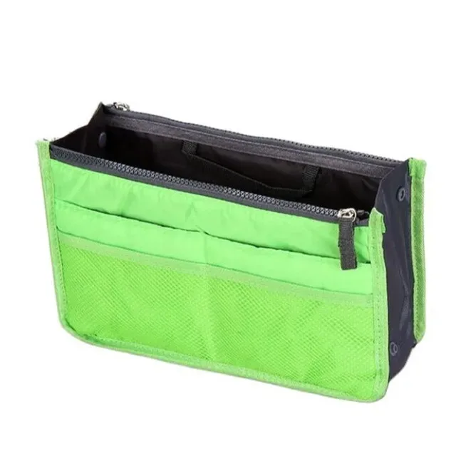organisateur insérer sac femmes nylon voyage insérer organisateur sac à main sac à main grande doublure dame maquillage cosmétique sac pas cher femme fourre-tout