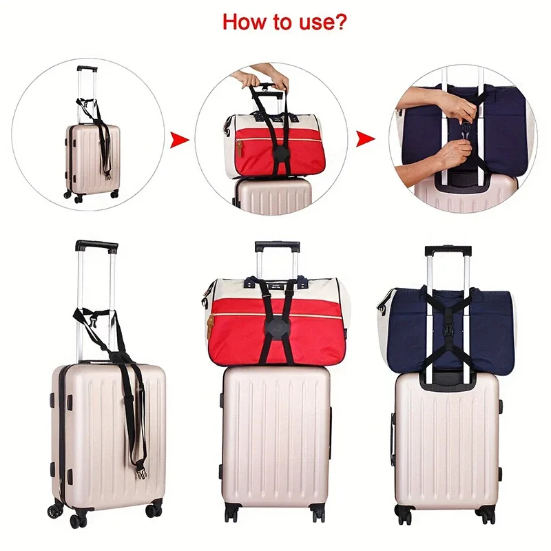 ceinture transport bagages tissu polyester sangles noires ajustables voyage utilisation multiple protection convivialité travail pratique