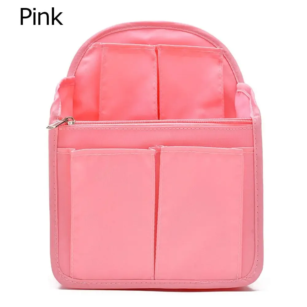 sac dos organisateur leger tissu oxford cloth black navy blue pink light blue gray pink stripe navy stripe voyage école travail