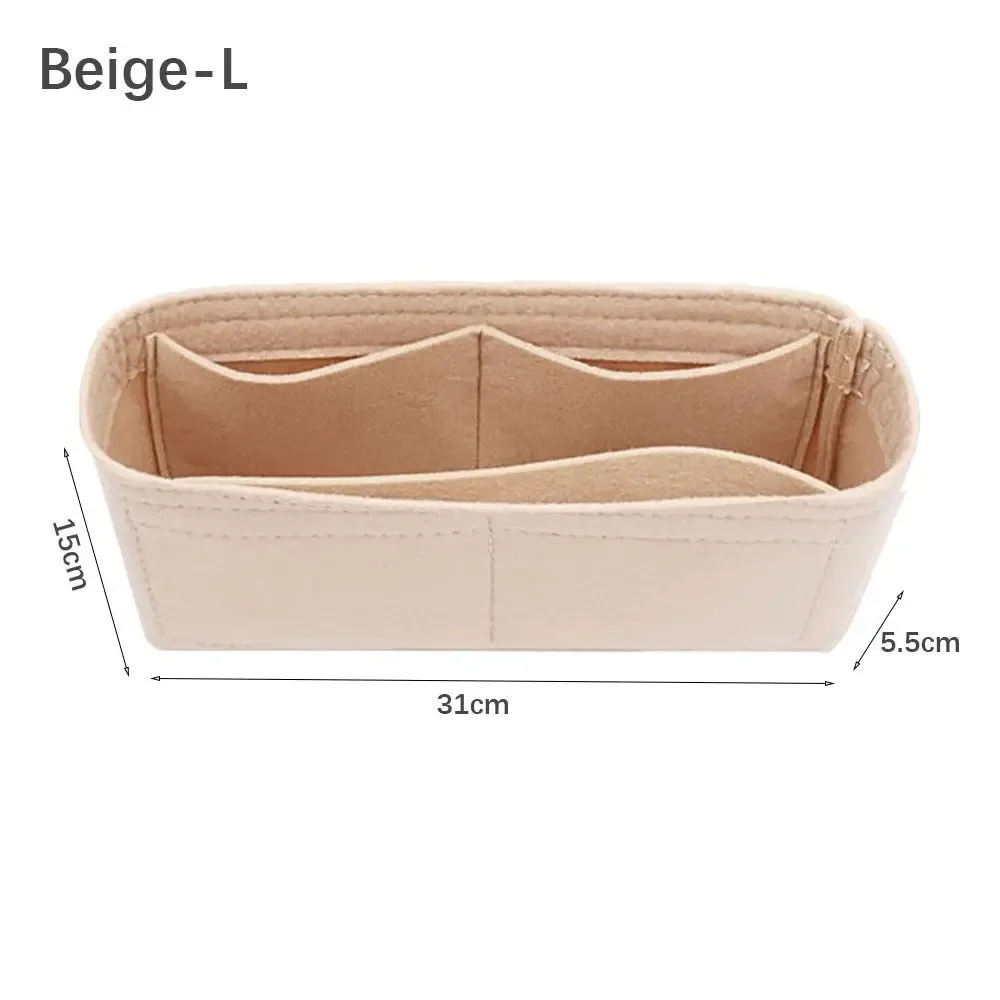 sac de rangement en feutre de haute qualité, insert en feutre, support pour sac à main, organisateur portable, sac intérieur