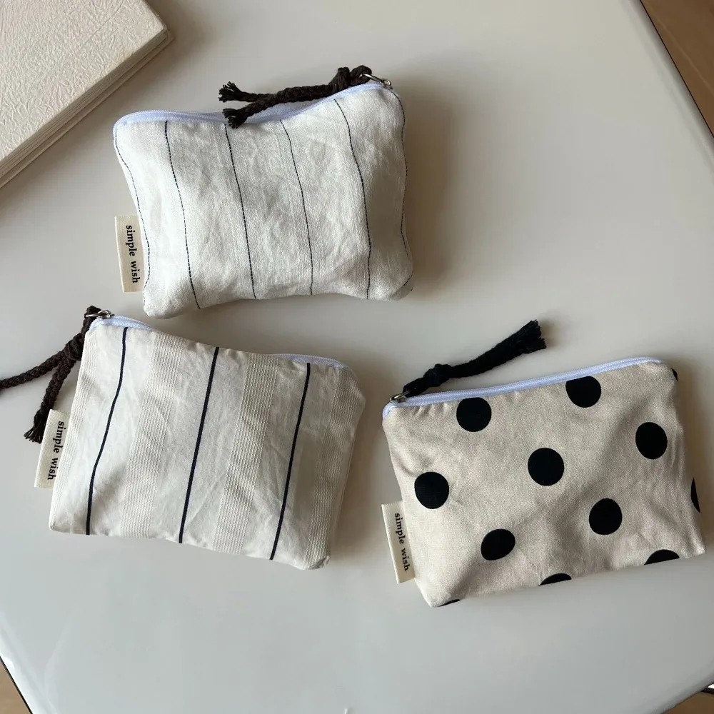 mini trousse de maquillage simple et élégante pour femme, porte-monnaie portable, sac de rangement pour cosmétiques et rouges à lèvres, organiseur de maquillage