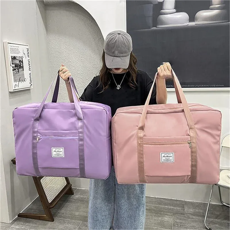 sacs de voyage pliables de grande capacité, sac à main étanche, sac de voyage, sac de sport, sac de yoga, sac de rangement à bandoulière pour femmes et hommes