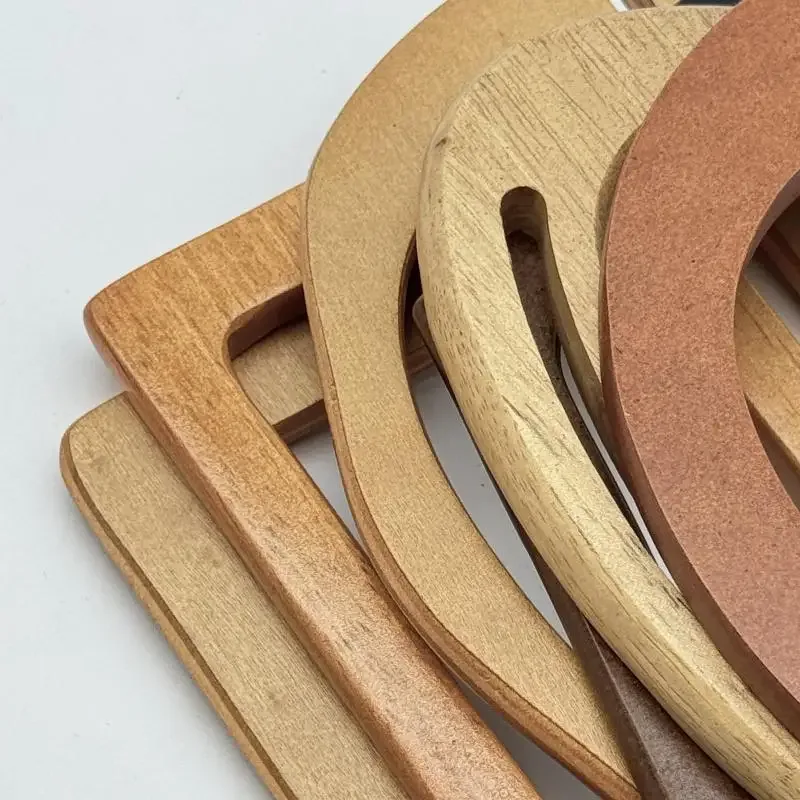 poignée de sac en bois, sangles carrées pour sacs, pièces de sac à main diy, poignée de remplacement classique pour sacs fourre-tout, accessoires pour sacs