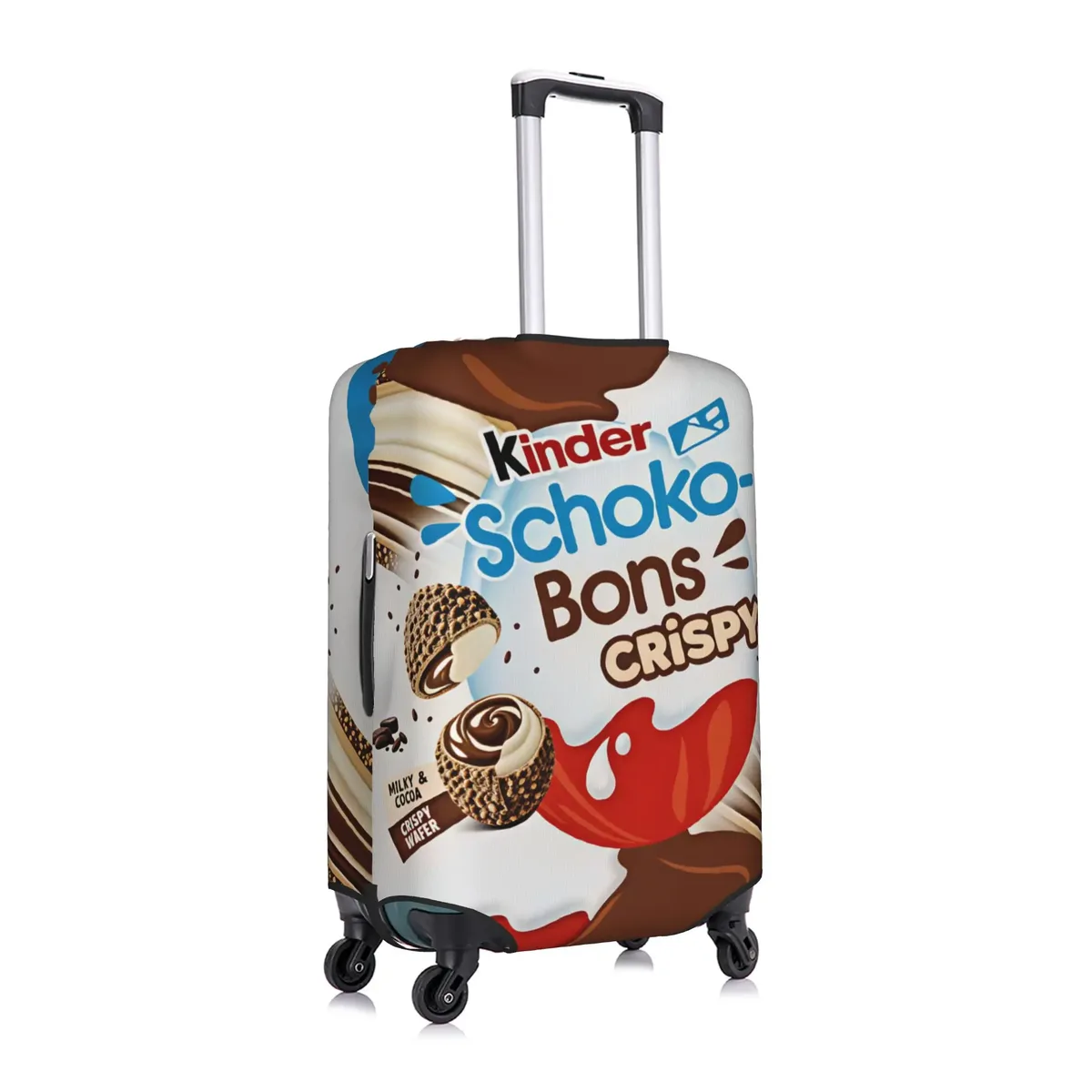 k-kinders chocolate b-buenos housse de protection pour bagages, housses de valise de voyage mignonnes pour 18-32 pouces