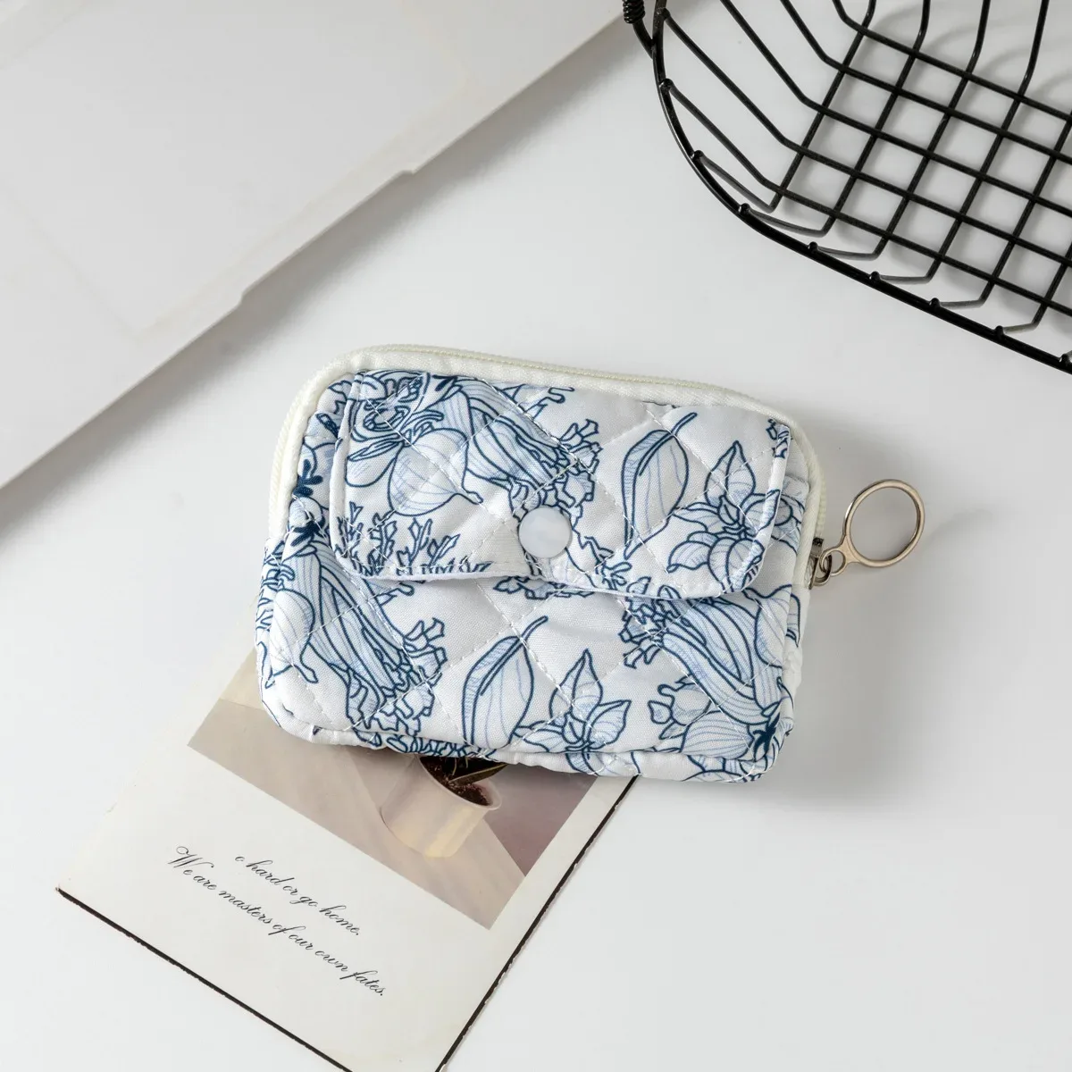 mini sac à cosmétiques carré mignon pour femmes, pochette de rangement pour serviettes hygiéniques, rouge à lèvres, petits sacs de maquillage à fermeture éclair