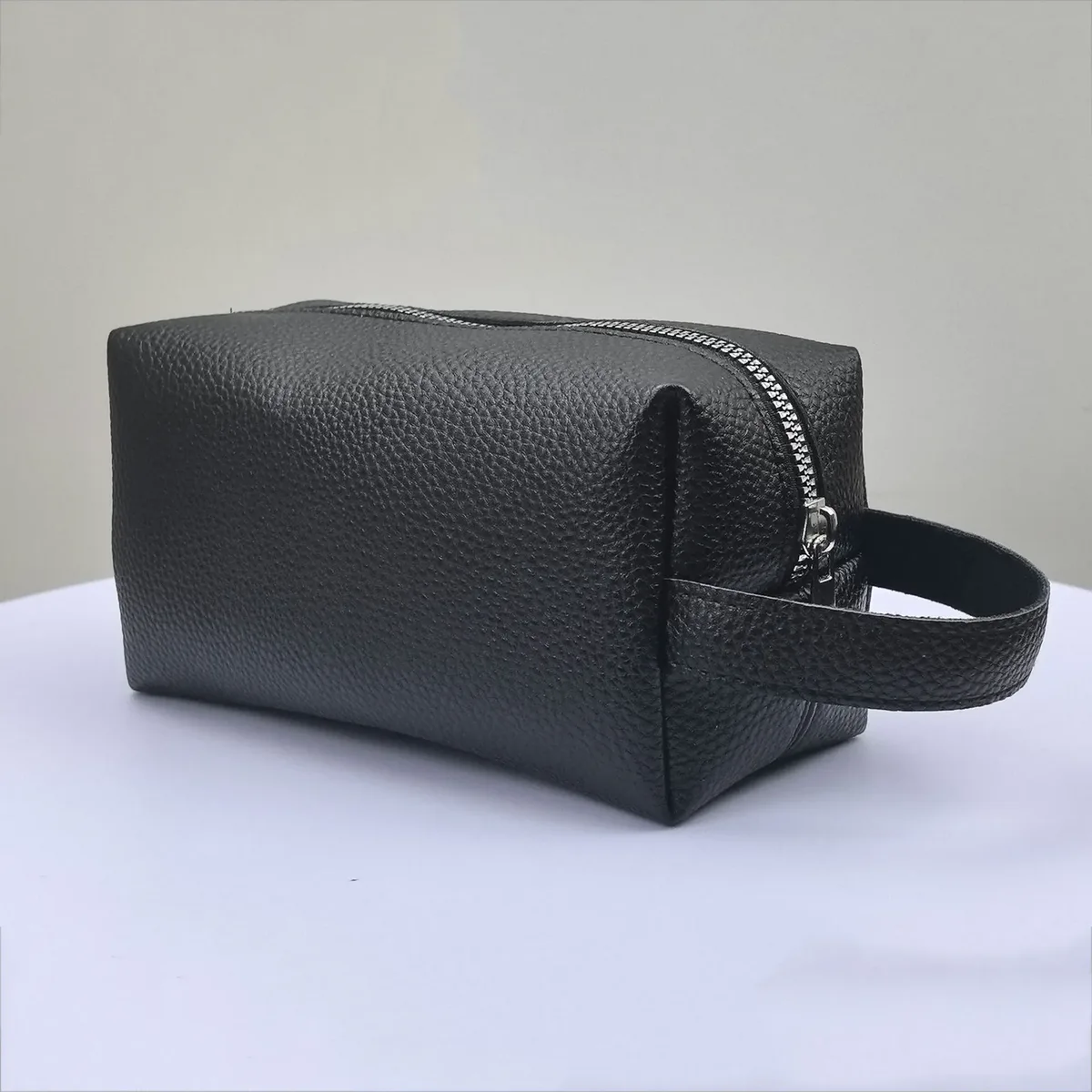 sac de rangement de cosmétiques en cuir pu, trousse de maquillage multifonctionnelle, organisateur de toilette portable de grande capacité
