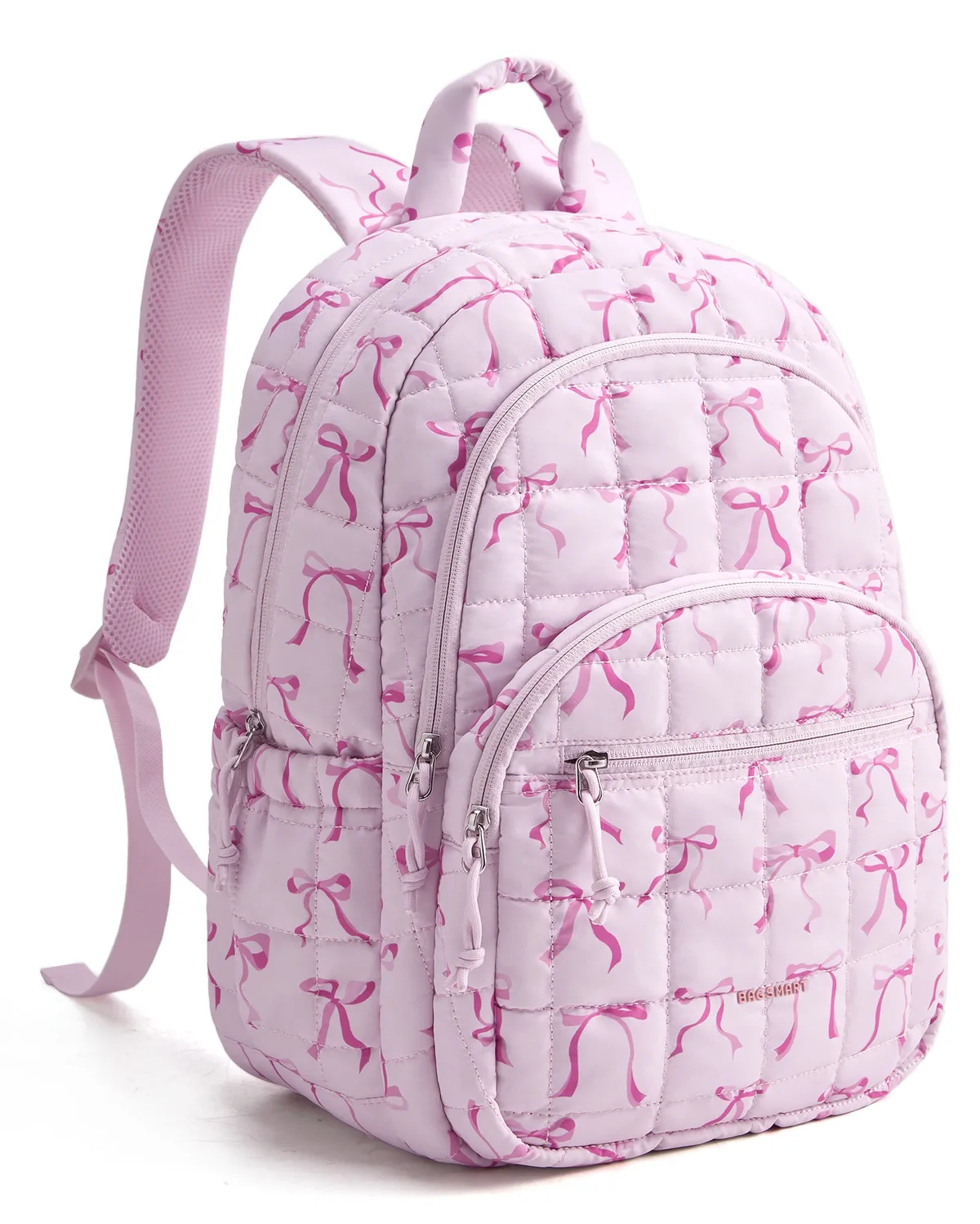 sac dos nylon beige carreaux 20 35 litres bandes soutien ventilées poignée souple compartiment téléphone portable courbe physiologique dos