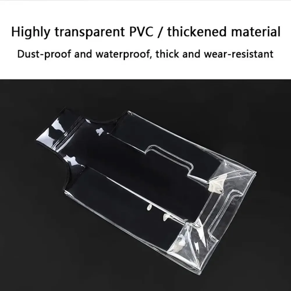 juste de valise transparente en pvc, aucun démontage requis, résistant à l'usure, anti-poussière, housse de bagage, étanche, accessoires de voyage