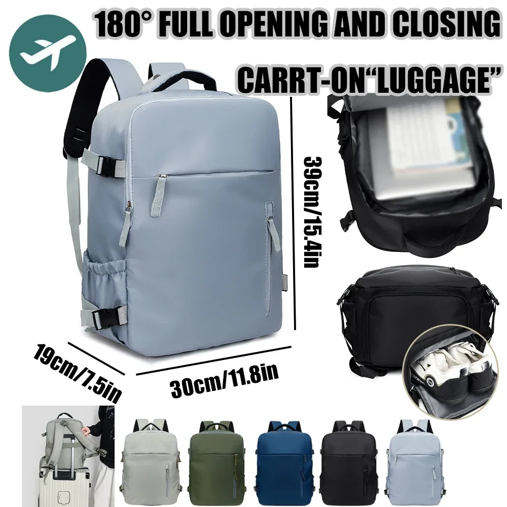 sac à dos de voyage 39x30x19cm, grande capacité, sac pour ordinateur multi-couches, sac à dos pour courts trajets (produit sélectionné)