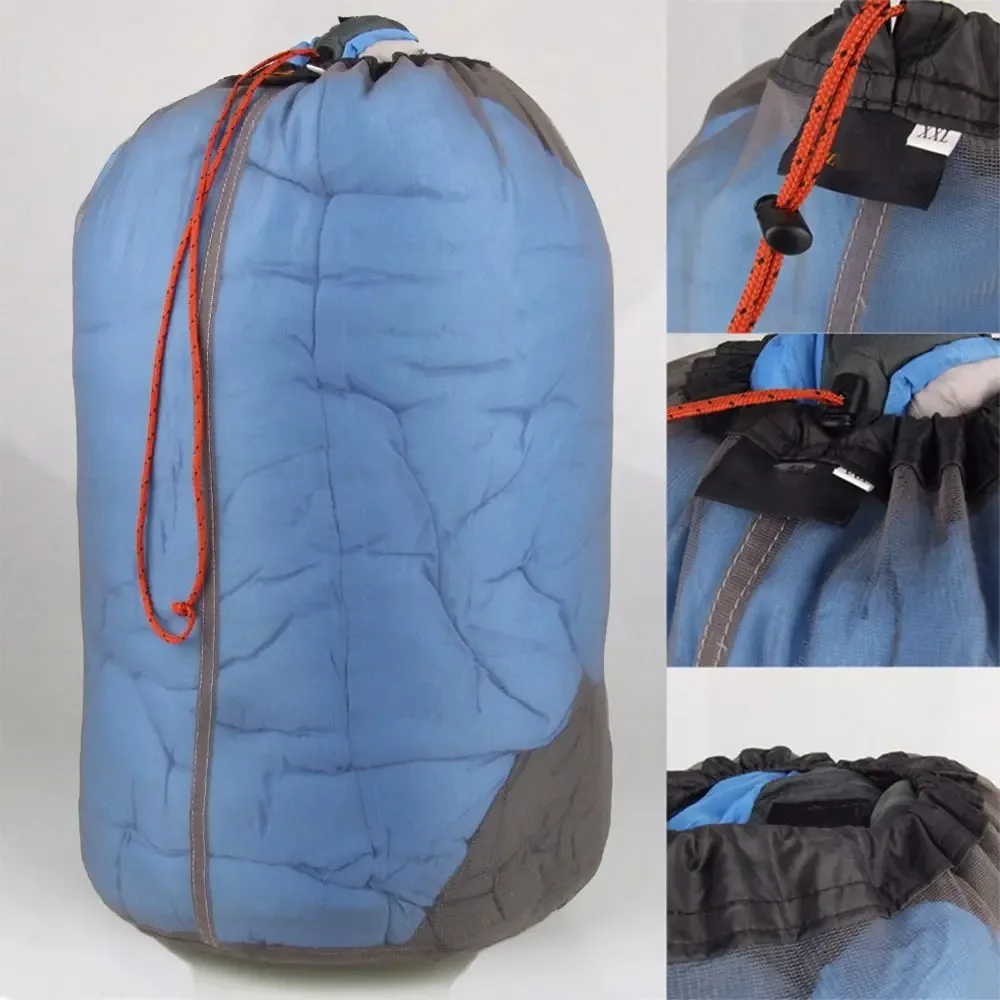 sac de rangement en maille ultralégère de haute qualité, outils de randonnée, organisateur d'escalade, sac de rangement à cordon, accessoires de sport de camping, sacs de voyage