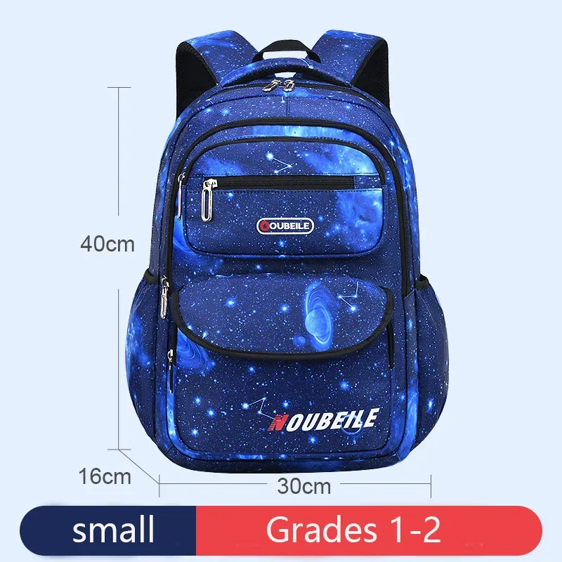 sac à dos pour adolescents, imprimé ciel étoilé, sac à bandoulière pour enfants, sac d'école étanche, sac à dos de sport et de voyage, plusieurs poches