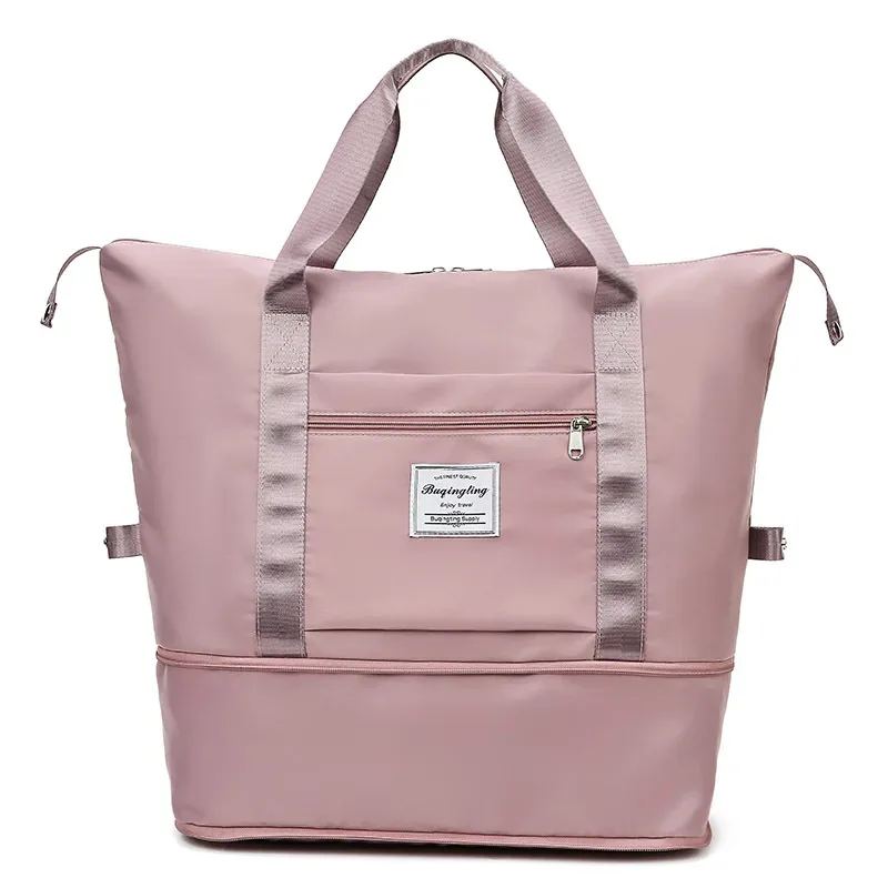 sacs de voyage à double dos extensibles de grande capacité, sac de rangement de bagages, sac à main étanche et pliable, sac de rangement pour vêtements de voyage