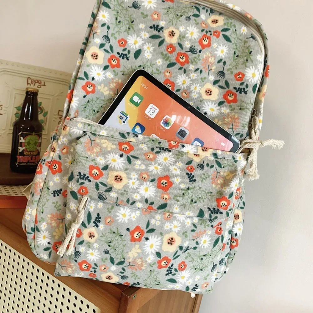 nouveaux sacs à dos pour femmes à imprimé floral, multifonctionnels, grande capacité, sac à dos scolaire, sac à fermeture éclair, sac à livres pour étudiants