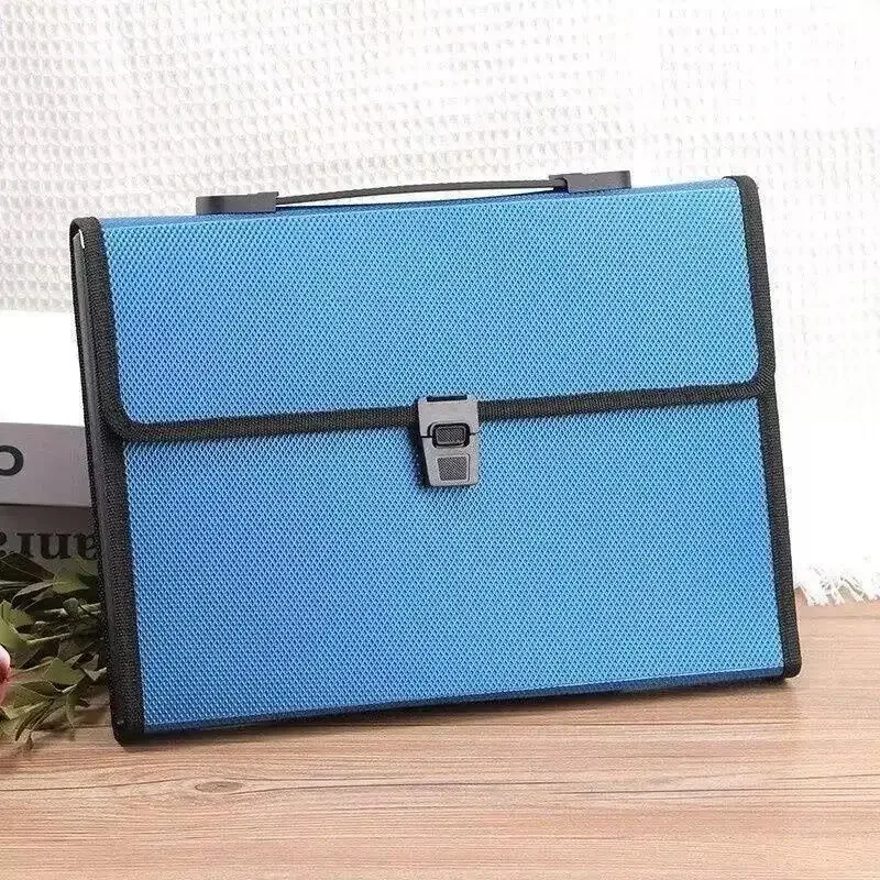 organisateur de documents longs à motif diamant, sac accordéon portable extensible, classeur de bureau professionnel multicouche, pack combiné