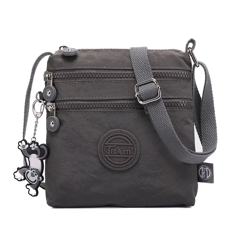 sac à bandoulière en nylon imperméable pour femme, sac à main initié, sacs de messager, cartable de voyage léger pour fille, livres de poche