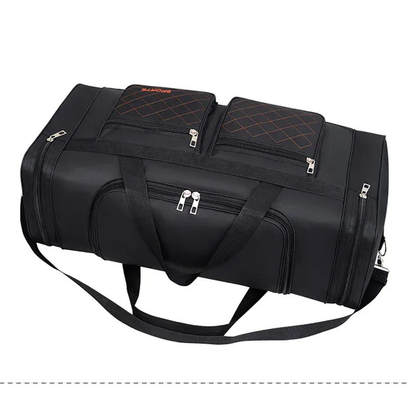 sac polochon de voyage en nylon pour homme, sac à main de grande capacité, bagage de transport extérieur portable, sac de sport pratique pour le week-end masculin, questionpratique