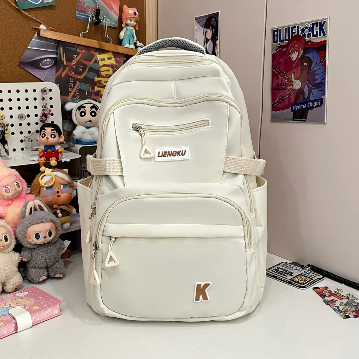 sac à dos d'ordinateur en nylon fashion academy, léger, grande capacité, pour étudiants, école, trajets quotidiens, voyages