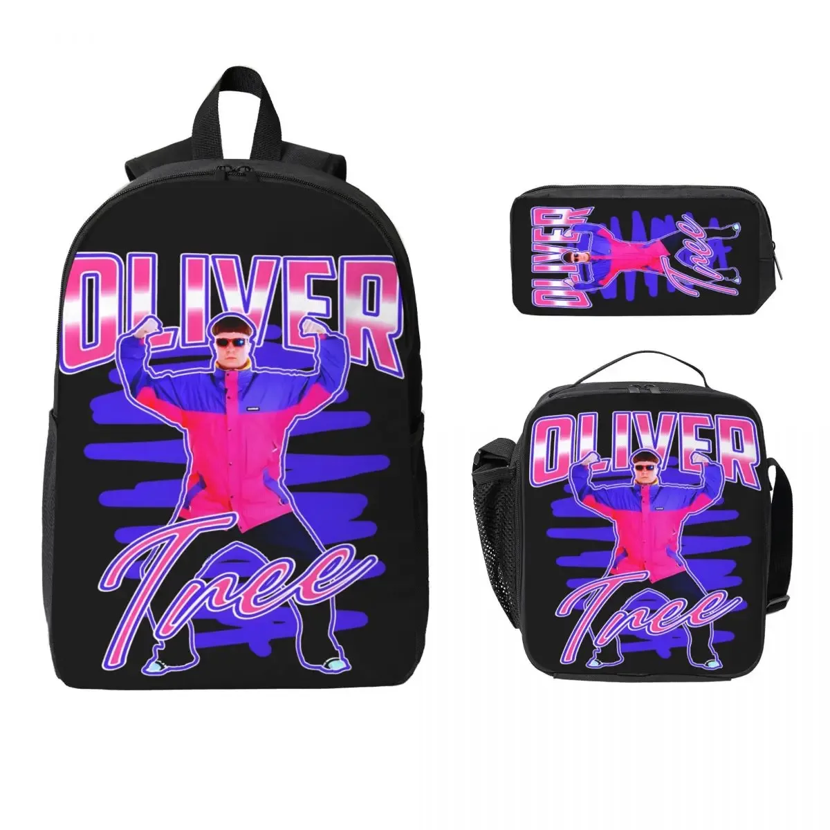 sac à dos pour enfants rip oliver tree 1993-2026, boîte à lunch, trousse à crayons pour garçons et filles, ensemble de sacs à dos scolaires