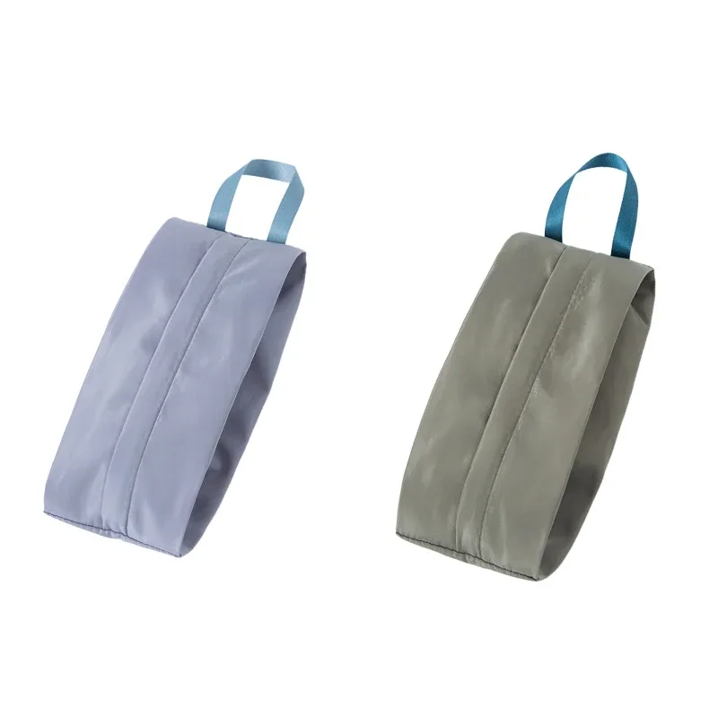 sacs de rangement de chaussures imperméables en nylon, portables, colorés, fermeture à glissière, hommes et femmes, voyage ou organisation d'articles familiaux, 2 paquets