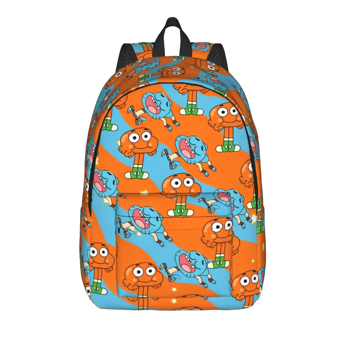 sac à dos décontracté gumballs cartoon pour l'extérieur, le lycée et le travail, pour hommes et femmes, sac à dos pour ordinateur portable en toile