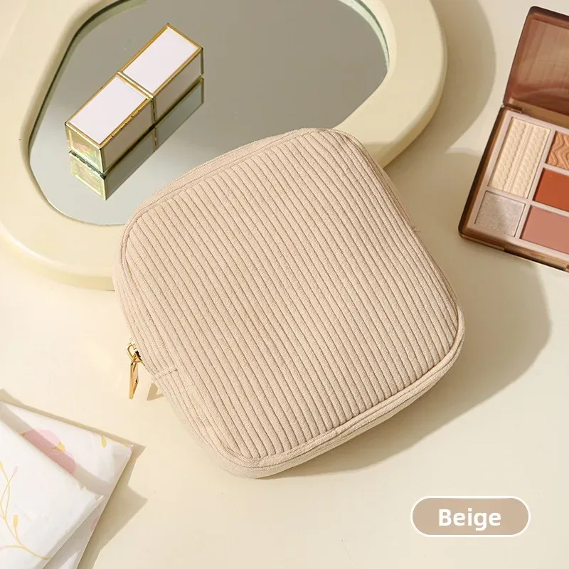 pochette de rangement mini pour maquillage et cosmétiques, étui pour rouges à lèvres et serviettes hygiéniques, sacs de voyage organisateurs pour femmes, petite pochette 2026